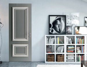 Amantea 1314/QQ Pennellato a rilievo su RAL 7037 e bianco